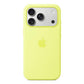 Custodia in silicone per iPhone 17 Pro con MagSafe- Giallo neon