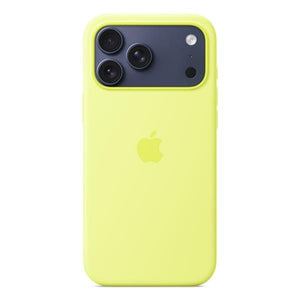 Custodia in silicone per iPhone 17 Pro Max con MagSafe - Giallo neon