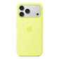 Custodia in silicone per iPhone 17 Pro Max con MagSafe - Giallo neon