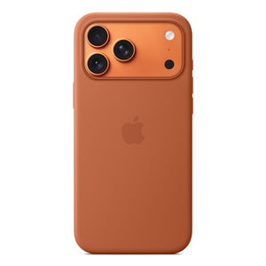 Custodia in silicone per iPhone 17 Pro Max con MagSafe - Terracotta