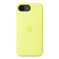 Custodia in silicone per iPhone 16e - Giallo neon