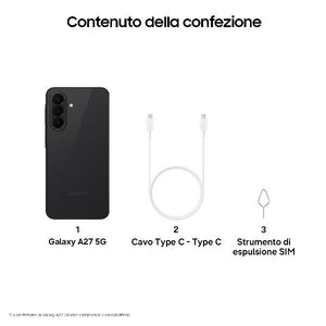 SAMSUNG A276B 256GB 8GB RAM 5G BLACK ITALY