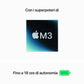 MacBook Air 15" 256GB SSD \\ 16GB memoria unificata, chip Apple M3 8-core CPU 10-core GPU - Argento