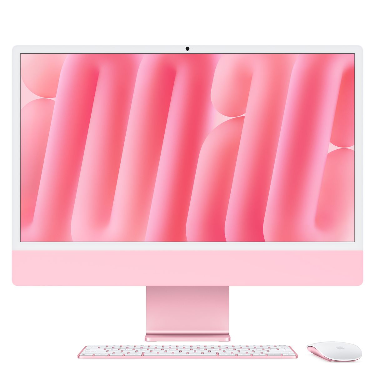 iMac 24" Retina 4.5K 256GB SSD \\ chip Apple M4 con CPU 10-core e GPU 10-core, 16GB - Rosa