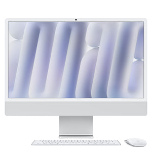 iMac 24" Retina 4.5K 512GB SSD \\ chip Apple M4 con CPU 10-core e GPU 10-core, 16GB - Argento