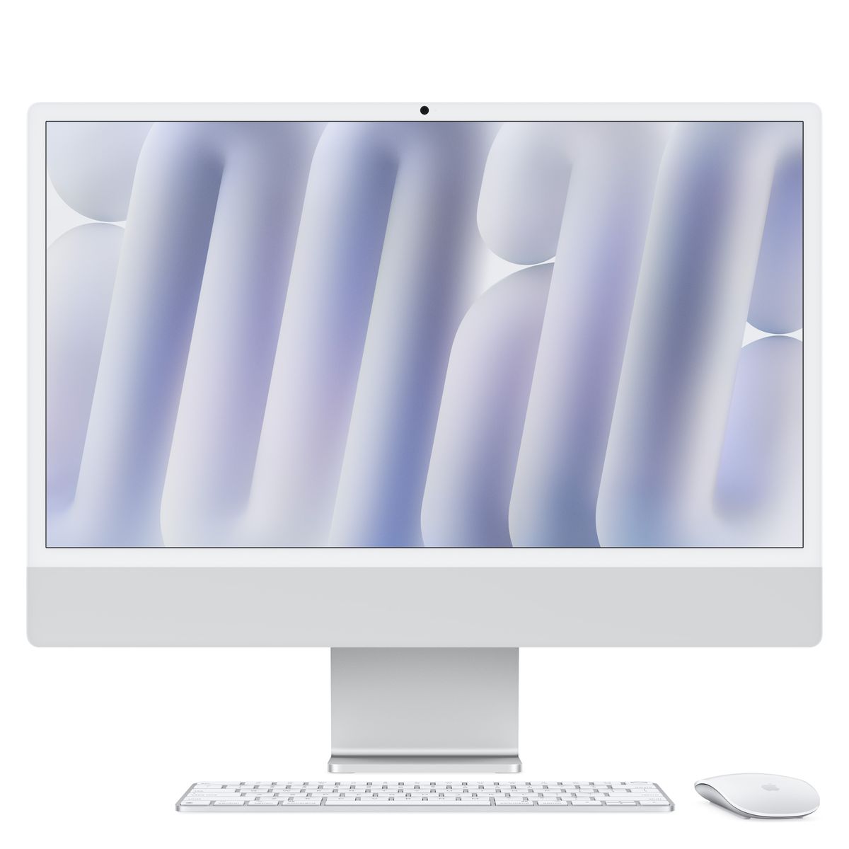 iMac 24" Retina 4.5K 512GB SSD \\ chip Apple M4 con CPU 10-core e GPU 10-core, 16GB - Argento