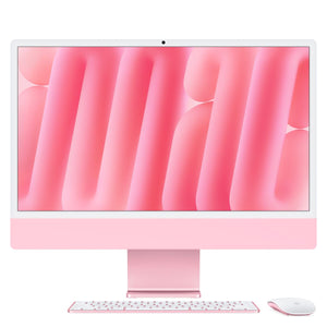 iMac 24" Retina 4.5K 256GB SSD \\ chip Apple M4 con CPU 8-core e GPU 8-core, 16GB - Rosa